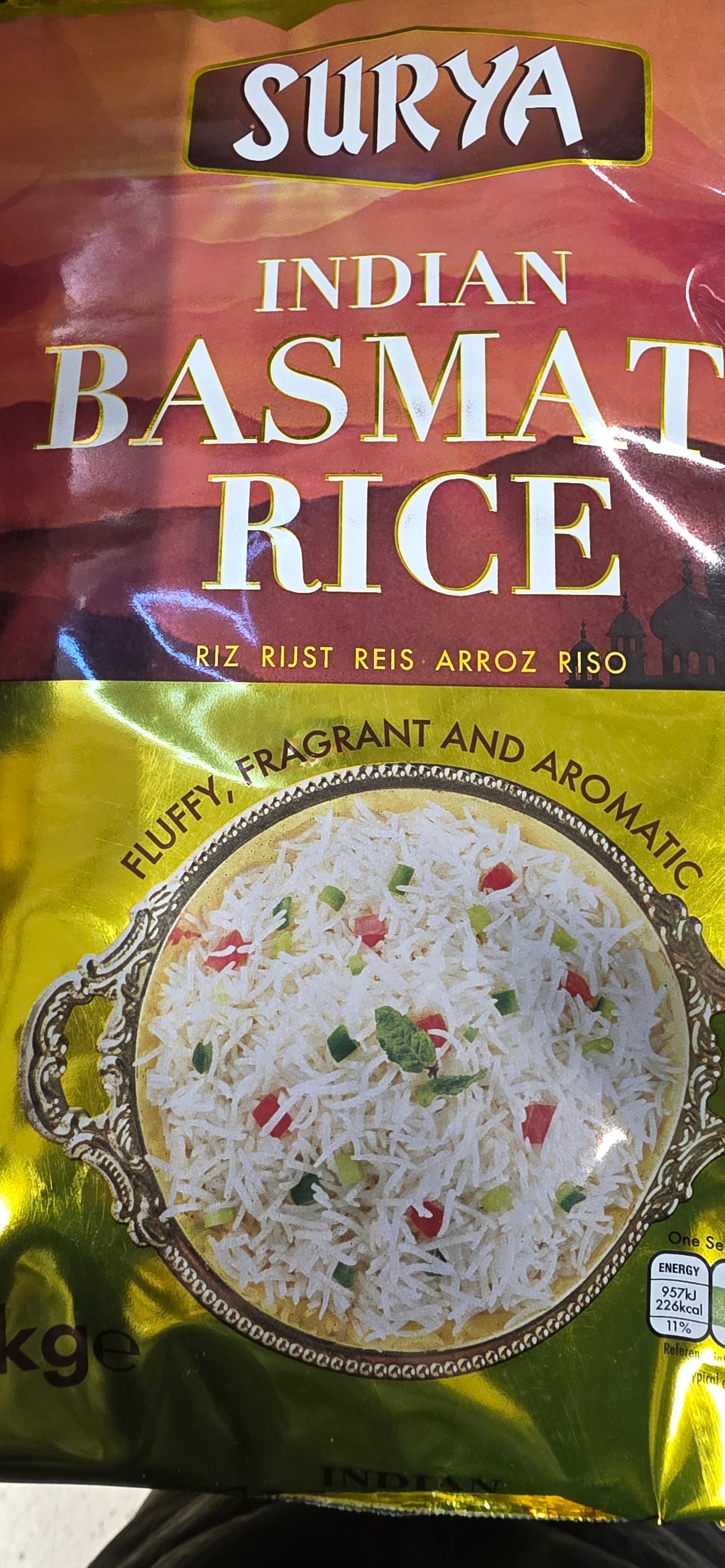 SURYA INDIAN BASMATHI RICE 10KG